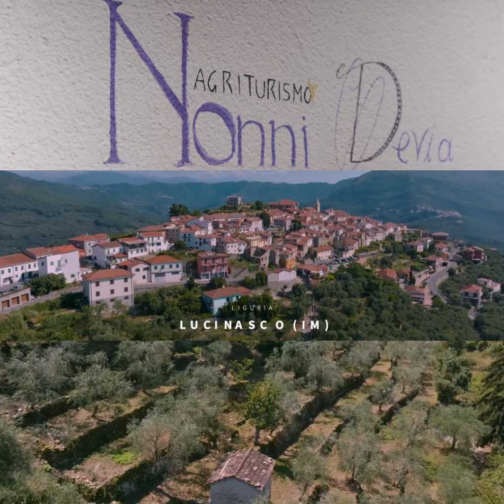 Cartolina Nonni Devia agriturismo